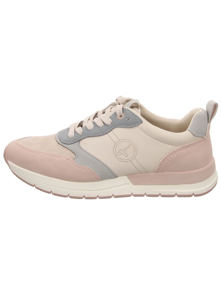 Schnürhalbschuh in beige