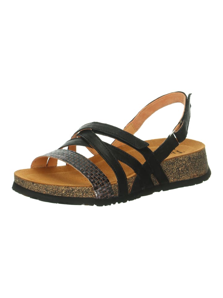 Riemchensandale KOAK DAMEN in Schwarz/Kombi