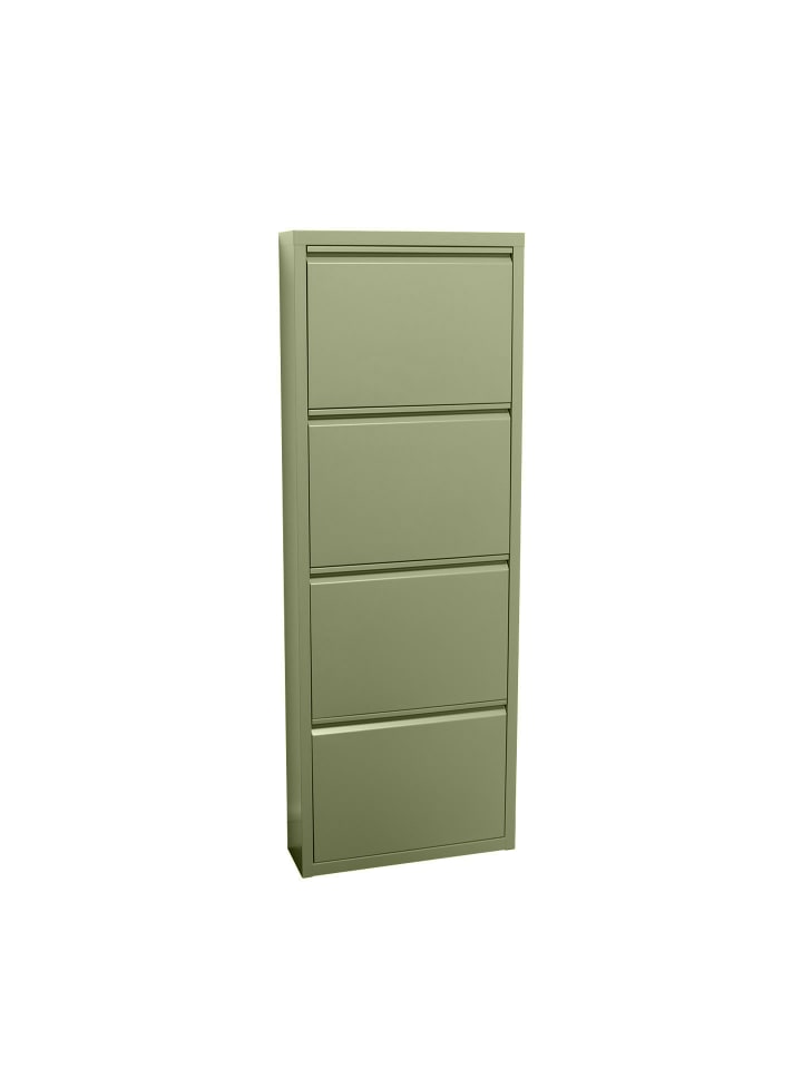 Schuhschrank Pisa 4 Grün 50 x 16 cm