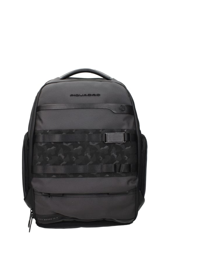 Grau Stoff Rucksack