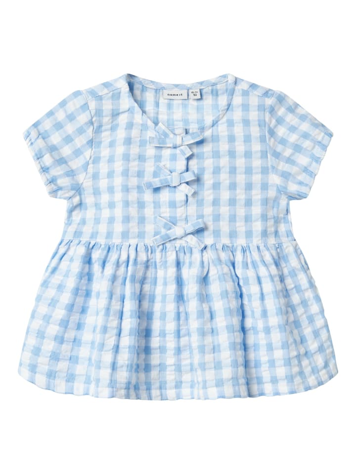 Bluse NMFFISINA S/S TOP in bright white