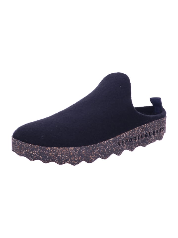 Pantolette in schwarz