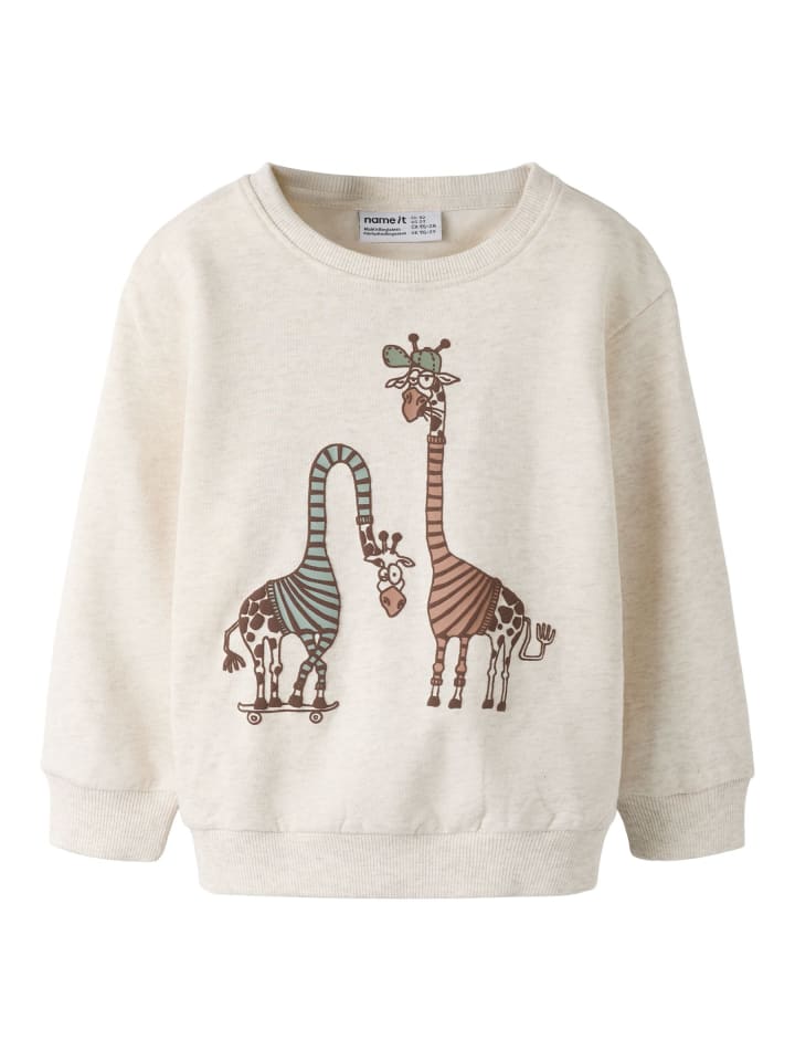Sweatshirt in Peyote Melange