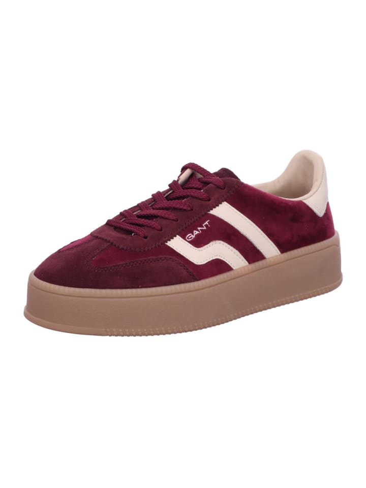 Schnürschuh in rot