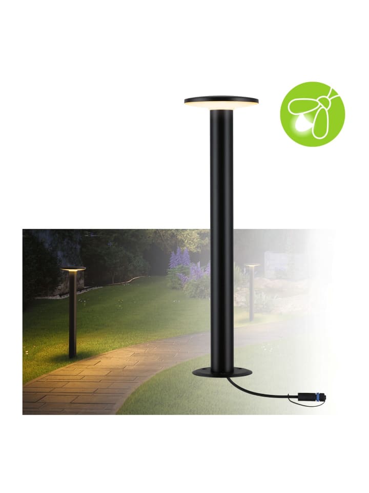 Plug & Shine LED Pollerleuchte Plate Einzelleuchte insektenfreundlich