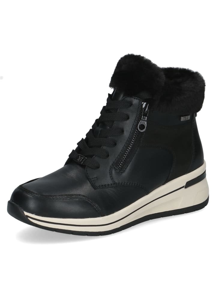 Hightop-Sneaker in black comb