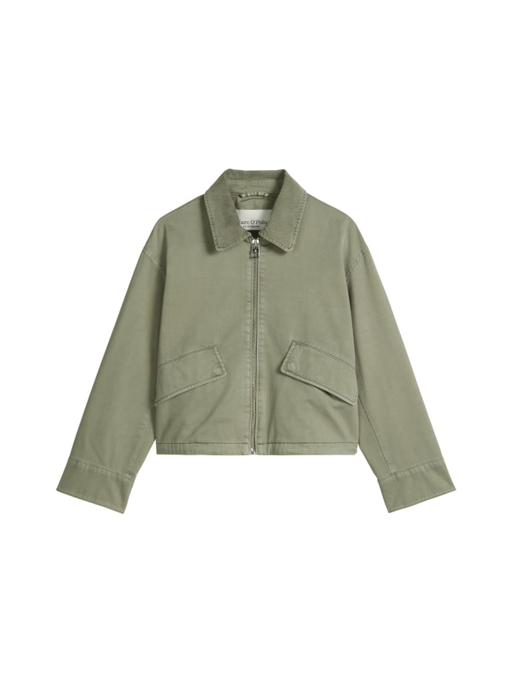 Barnjacket regular garment-dyed in Fresh Sage