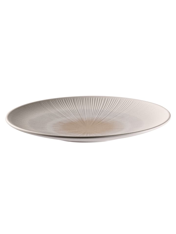 Teller Blush in Beige, Ø 42 cm, H: 3,5 cm, Melamin