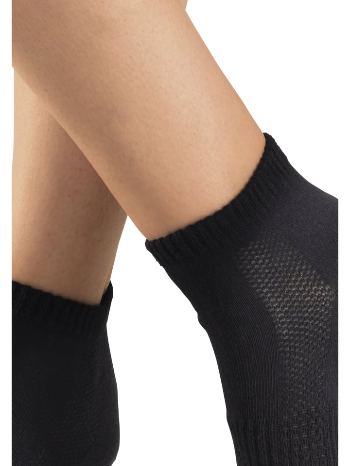 Sportsocken in 2x schwarz, 2x grau meliert, 2x weiß