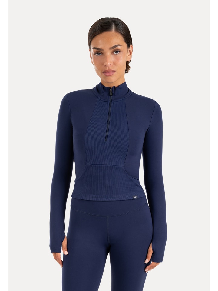 Jacke Half Zip Naveya in Dunkelblau