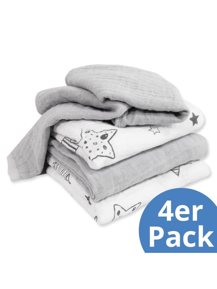 Mullwindel / Mulltuch 4er Pack 70 x 70
