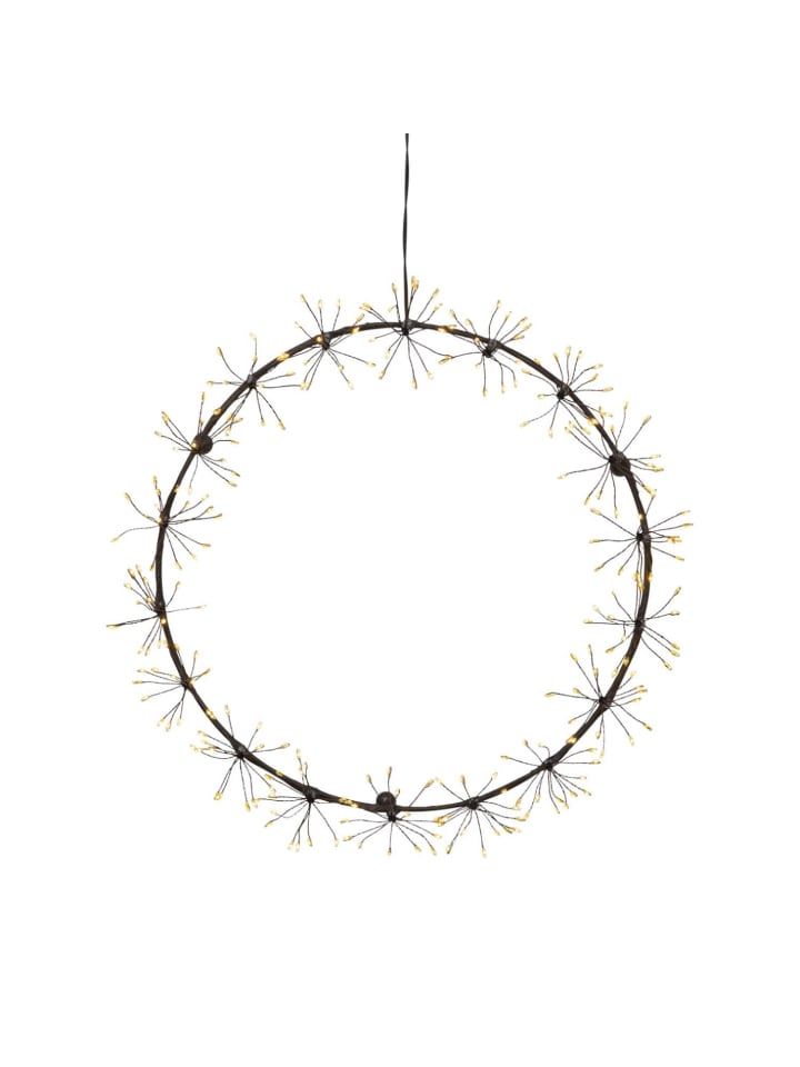 LED Kranz Lichtkranz Dekokranz 270LED D: 30cm in schwarz