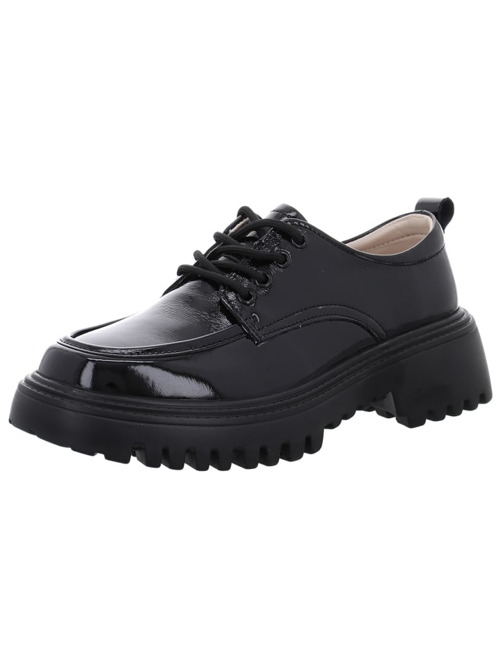 Schnürschuh in schwarz