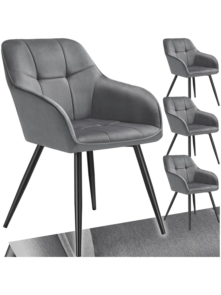 Polstersessel gepolstert, in Samtoptik, gesteppt, 58 x 62 x 82 cm
