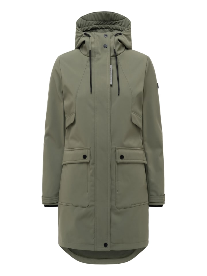 Softshellmantel Morgennebel 14 in Dusty Olive