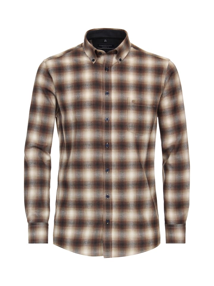 Freizeithemd in Olive