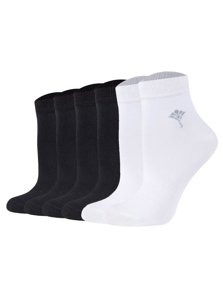 Socken 6er Pack in 2xSchwarz/Weiß