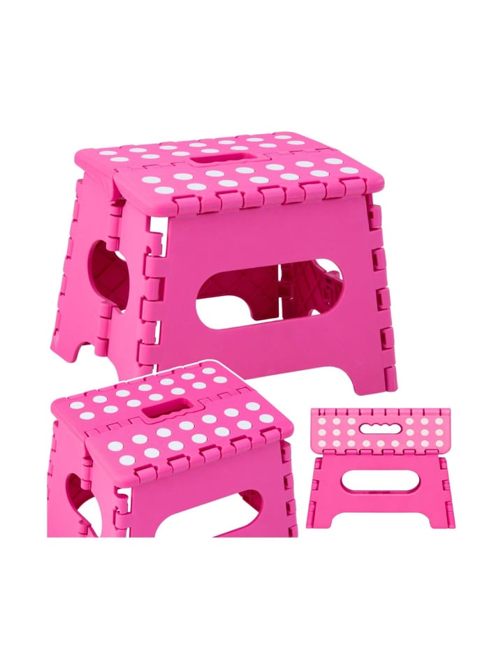 Klapphocker rutschfest mit Fußstütze 24x19 cm