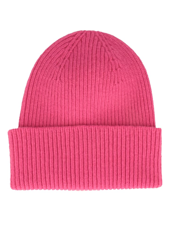 Strickmütze in rosa