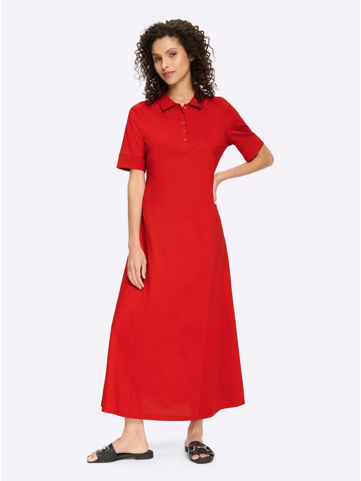 Jersey-Kleid in rot