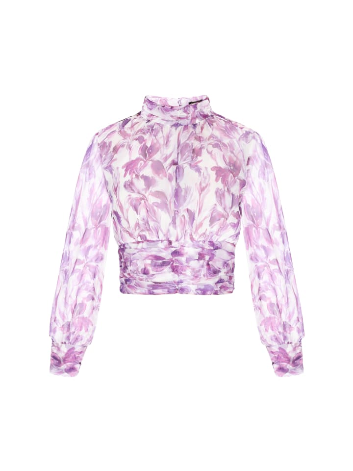 Women Blouse in violet multicolor