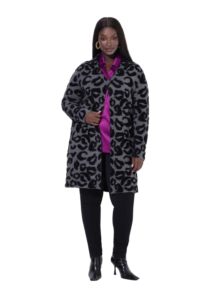 Strickjacke in schwarz