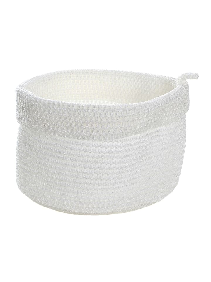Korb Modell in Weiß - (W)20 x (H)17 x (L)20 cm