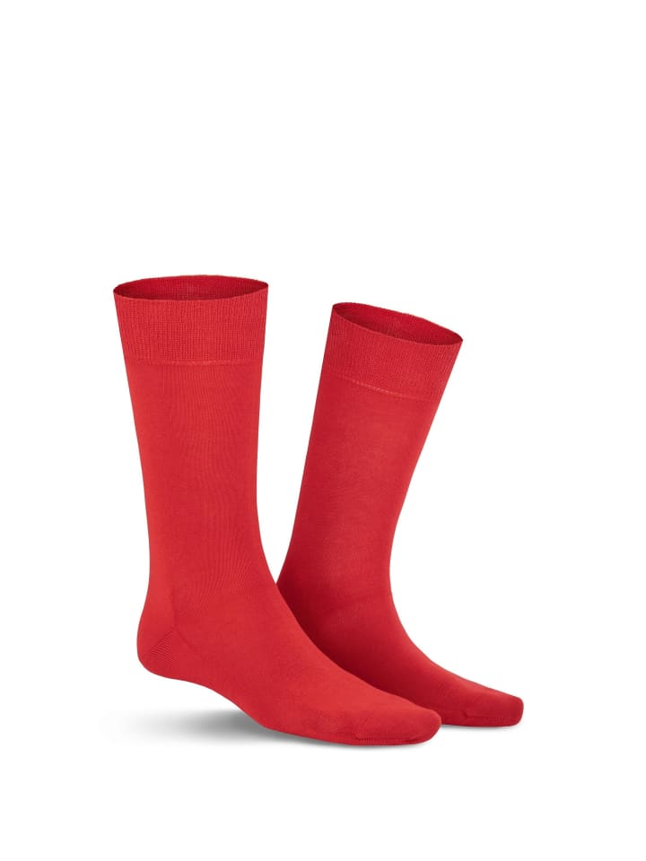 Socken Richard druckfrei in Red