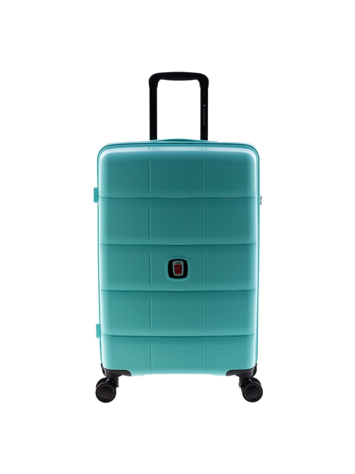 2700 4 Rollen Trolley 64 cm aqua green