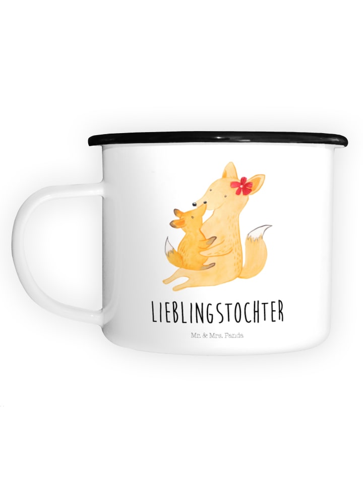 Becher Fuchs Mama mit Spruch in Weiß