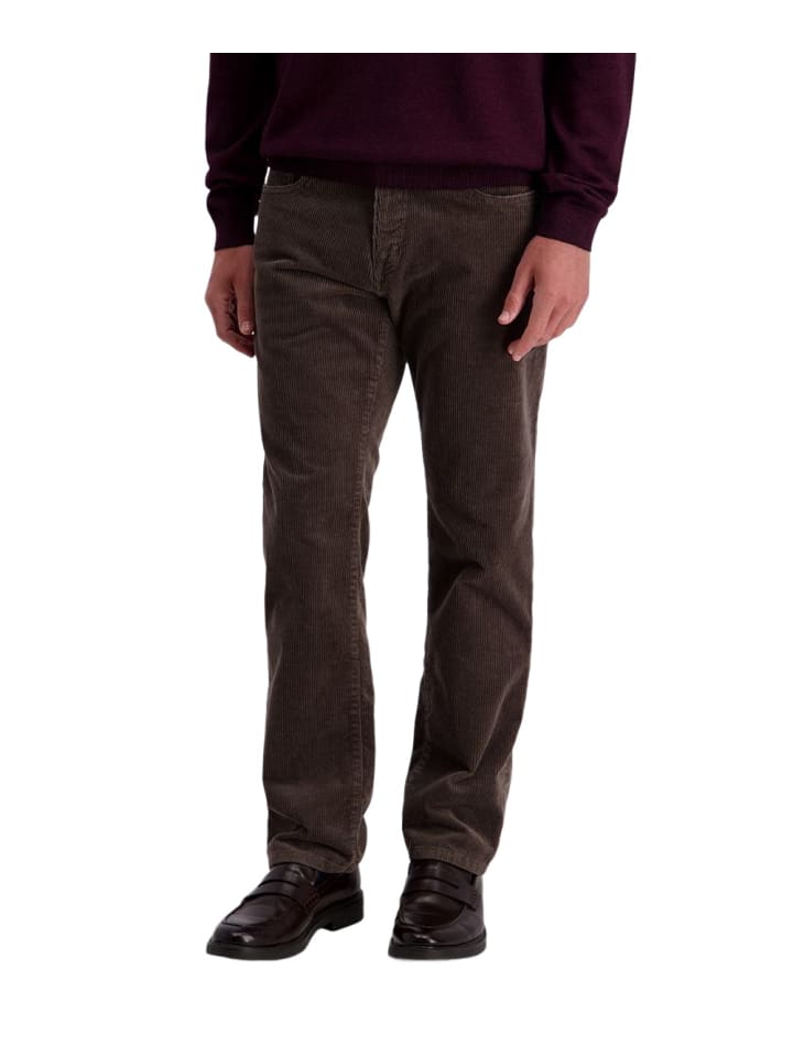 Stoffhose / Chino PC-LAVAL-REGULAR regular/straight in Braun