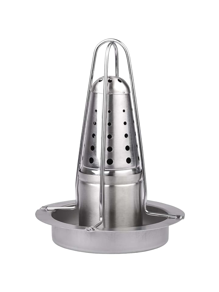 Hähnchenbräter in Silber - (H)23 x Ø 18 cm