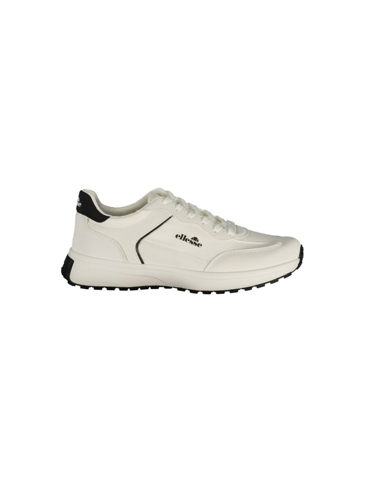 Weiß Polyurethan Herren Sneaker