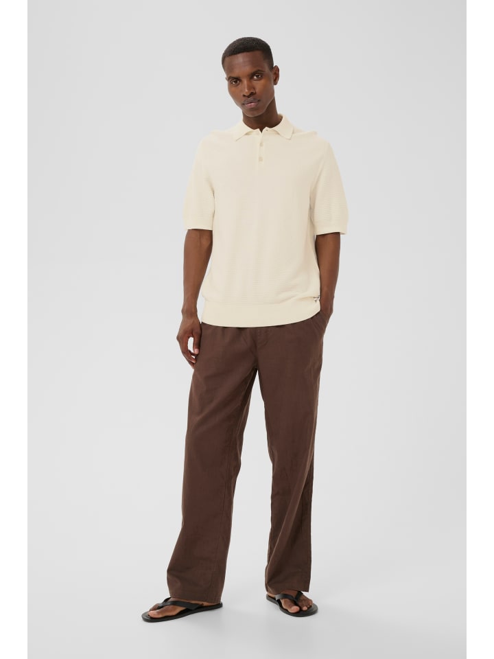 Strickpullover MApolo Gerade Passform in Off White