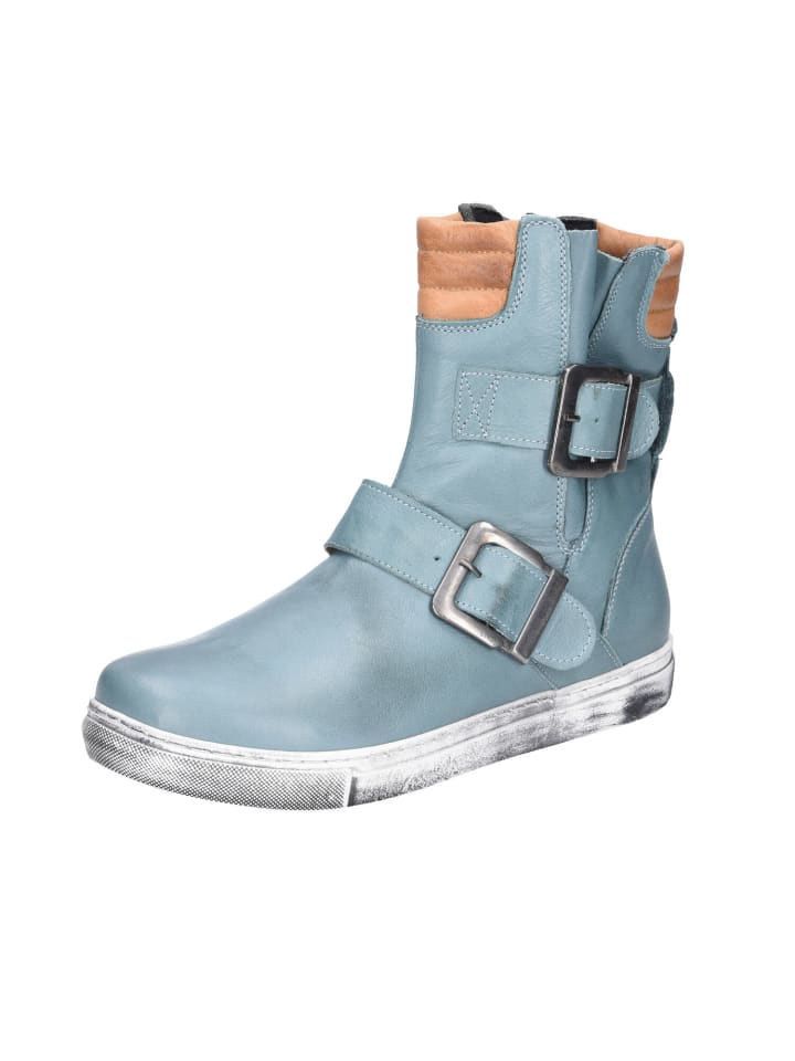 Stiefelette in blau