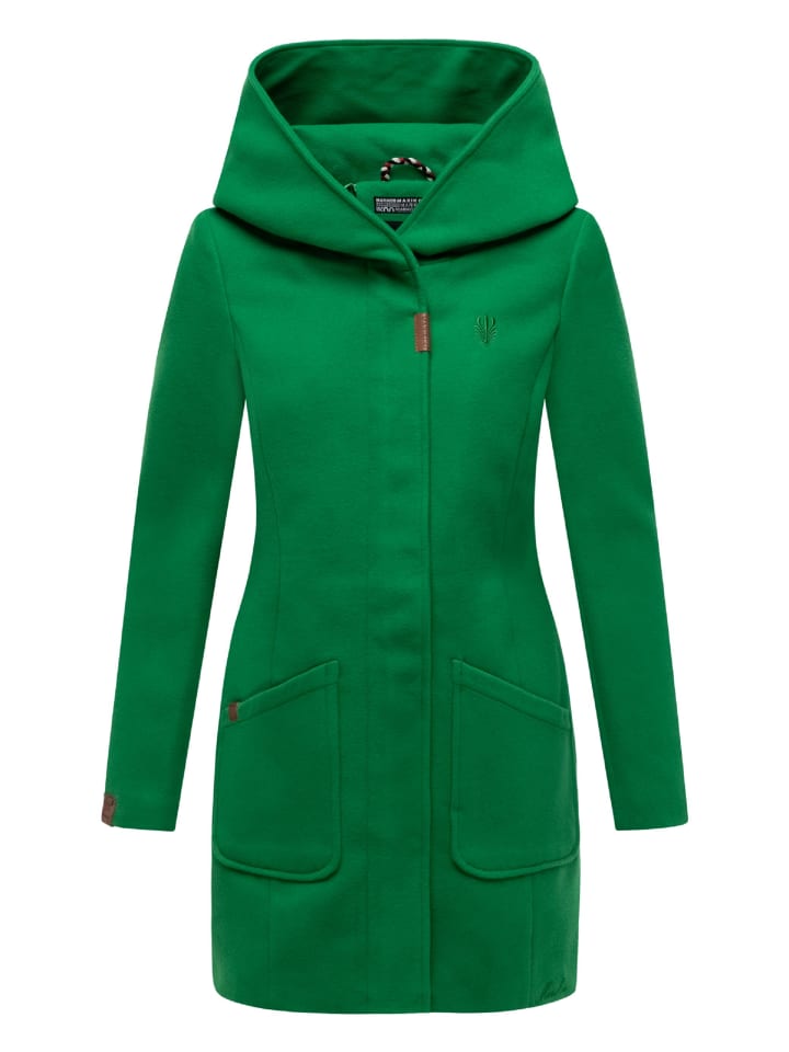 Wintermantel Maikoo in Smaragd Green