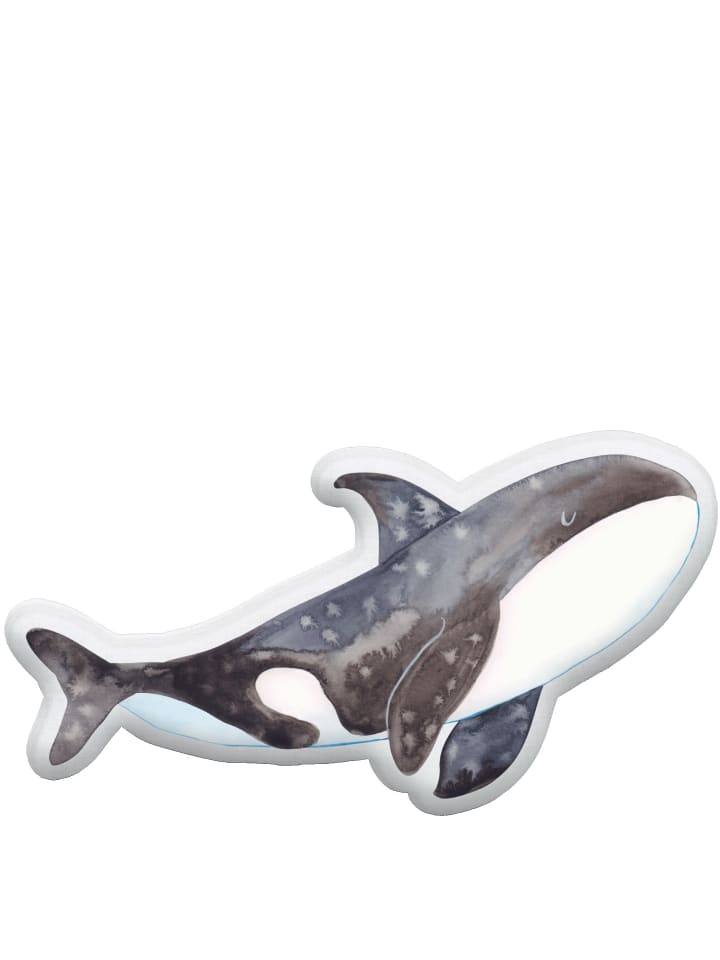 Zierkissen Orca ohne Spruch in Weiß