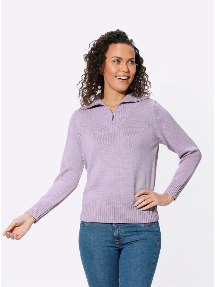 Pullover in flieder