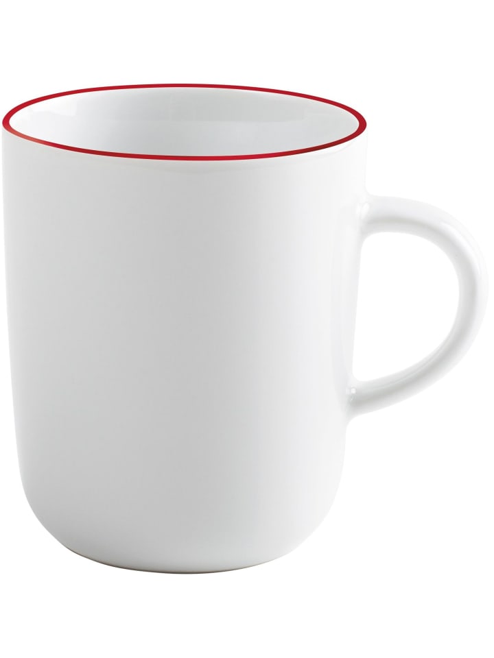 Becher 0,35 l Line cherry red