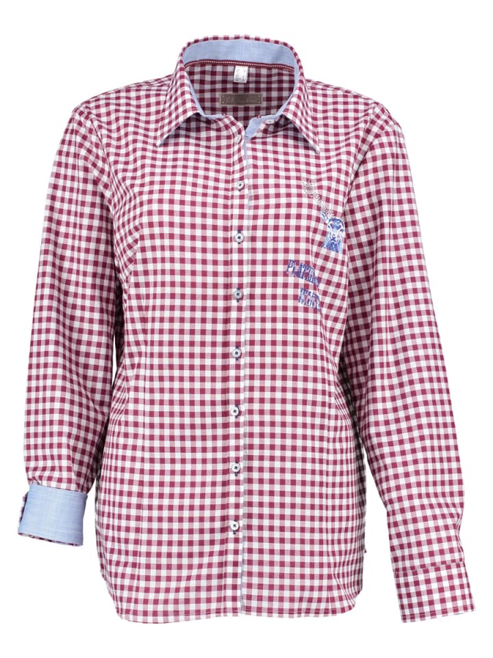 Bluse Fenadi in weinrot