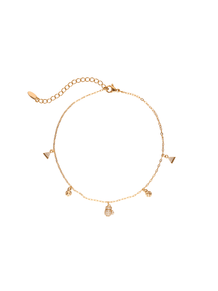 Women Anklet in Rose Gold