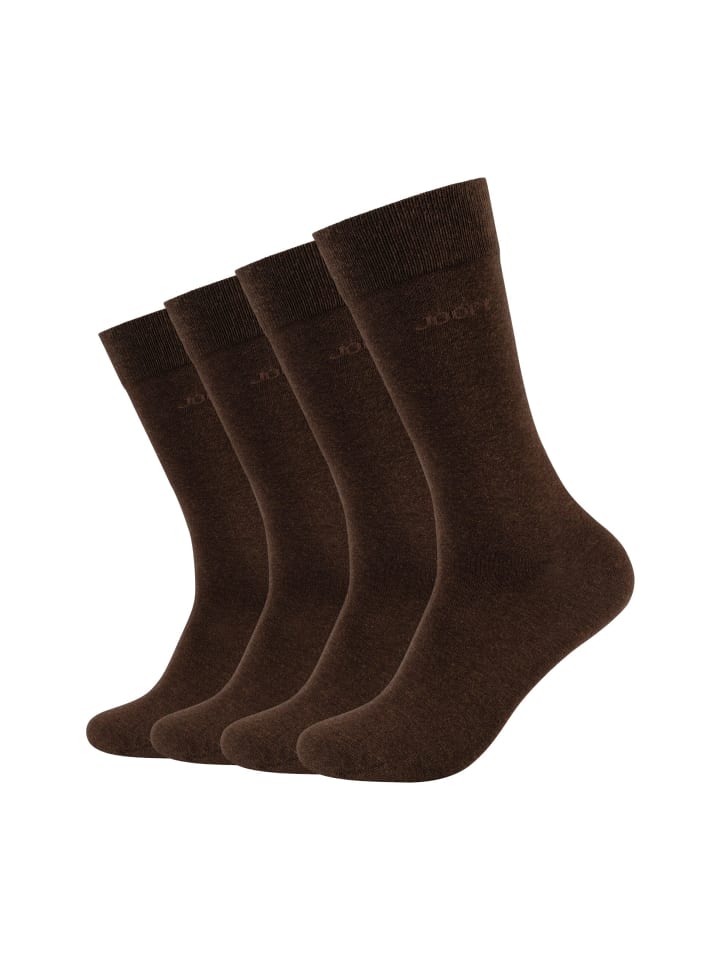Socken 4er Pack dark brown
