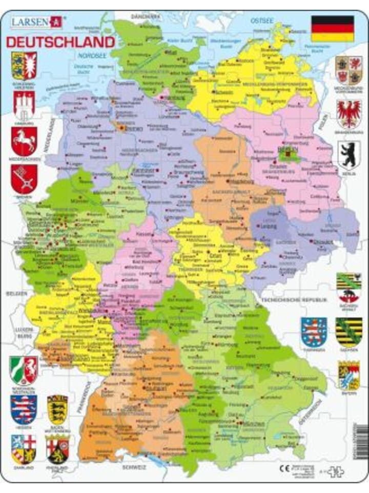 Spiel - Deutschland (politisch) (Kinderpuzzle)