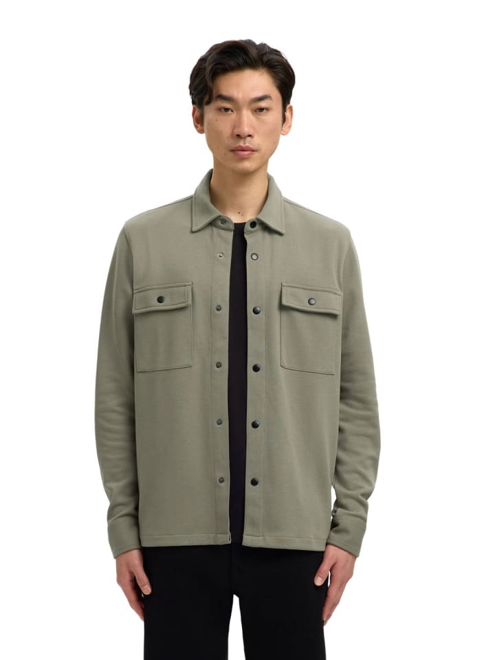 Jacke SLHJACKIE SWEAT in Grau