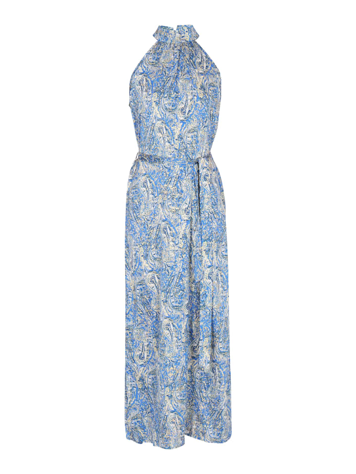 Women Dress in Blue Multicolor
