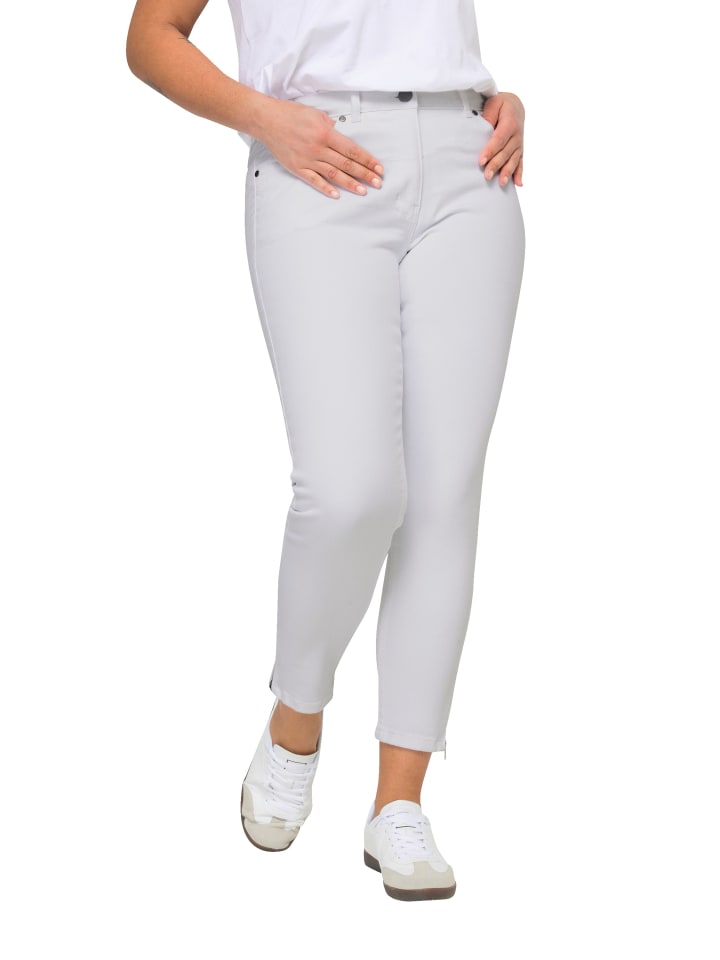 Jeans in schneeweiß