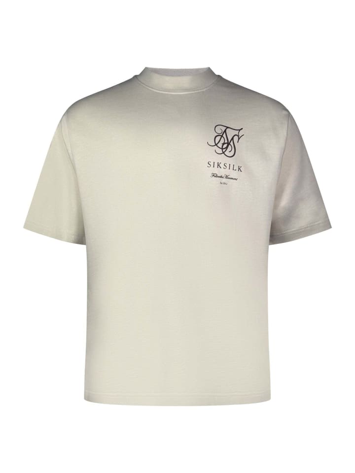T-Shirt Logo in Ecru