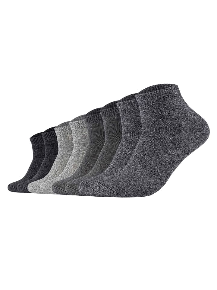 Socken 8er Pack in Schwarz/Grau
