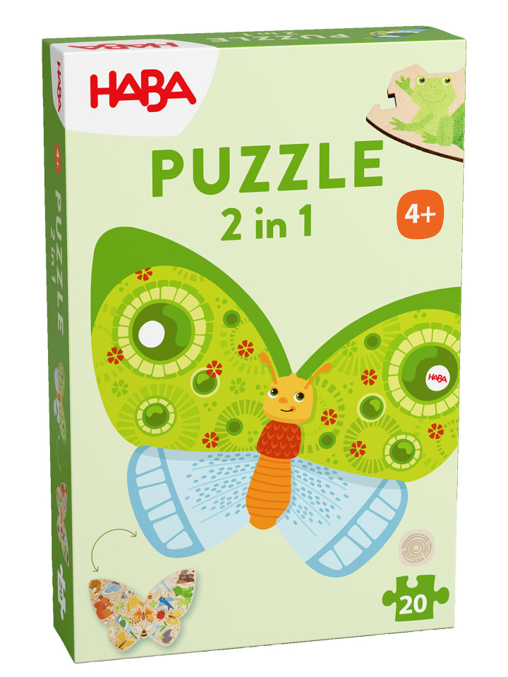 Puzzle 2in1 in Schmetterling