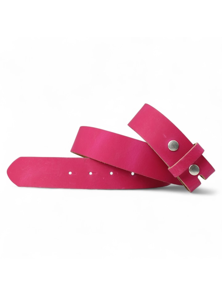Ledergürtel Wechselgürtel in Pink